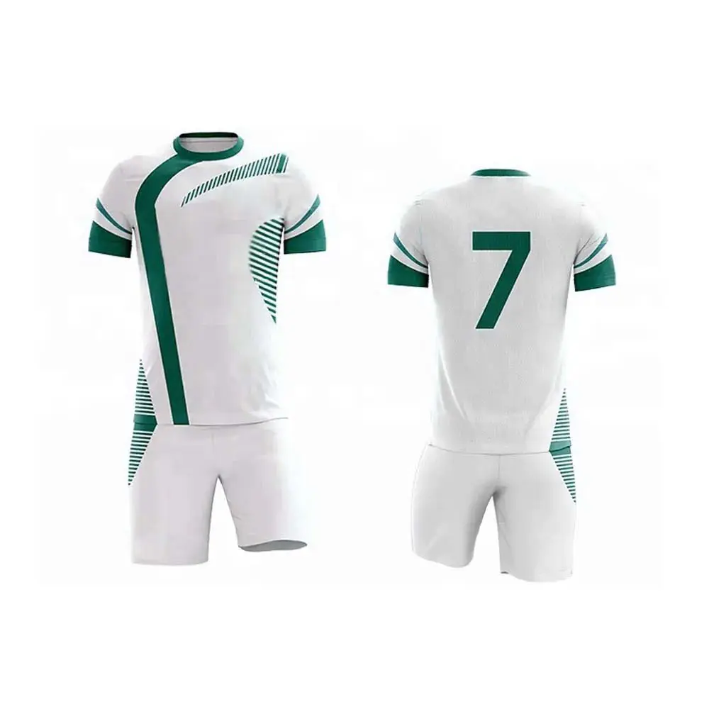 Personalizado Europeo Italia Club Cristiano Ronaldo manga corta deporte fútbol camisetas rayas blancas Jersey uniforme de fútbol