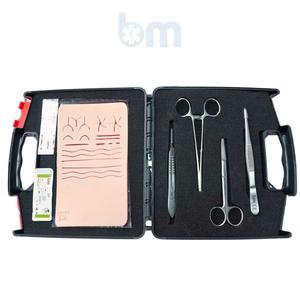 Barishan y tế 7 mảnh phẫu thuật khâu đào tạo Kit với trường hợp (6.2 inch thép không gỉ-Màu xám-Kích thước lớn) - Product Image 1