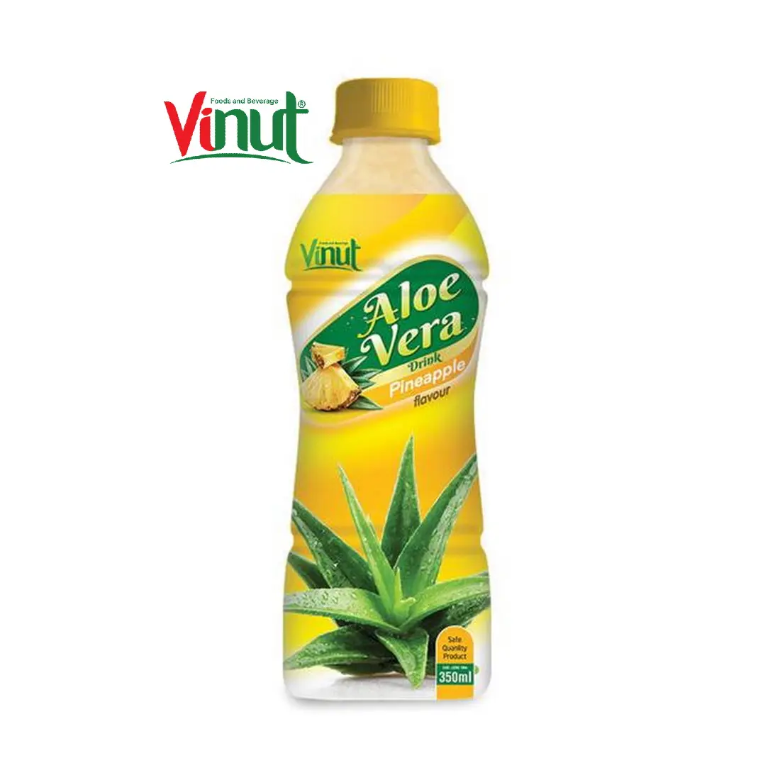 공장 첫 번째 과일 음료에서 펄프와 350ml VINUT 병에 든 알로이 베라 음료 제조 업체의 ODM OEM 서비스 HALAL BRC