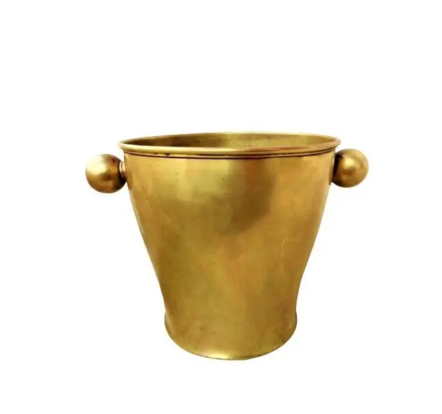 Creative Modern Look Design Gold Plated Stainless Steel Wine Champagne Bucket With Custom Design And Packing