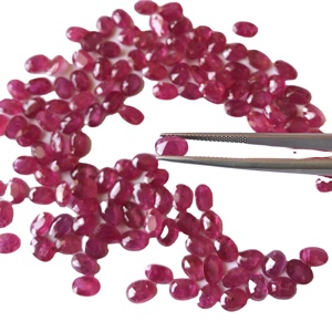 7x5mm Oval Natural <strong>Ruby</strong> Loose Gemstones Faceted Mozambique <strong>Ruby</strong> Natural Stone for Jewelry Making Wholesale <strong>Price</strong> Vivaaz Gems - Product Image 6