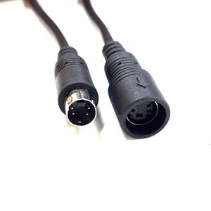 สายเคเบิล4Pin ข้อมูลแบบมินิ DIN ตัวผู้ไปยังตัวเมียสายเชื่อมต่อข้อมูลแบบหลายแกน DIN - Product Image 4