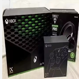 オリジナルMicrosoftS XboxシリーズX 1テラバイトコンソールバンドルW/ヘッドセット & エリートコントローラ - Product Image 1