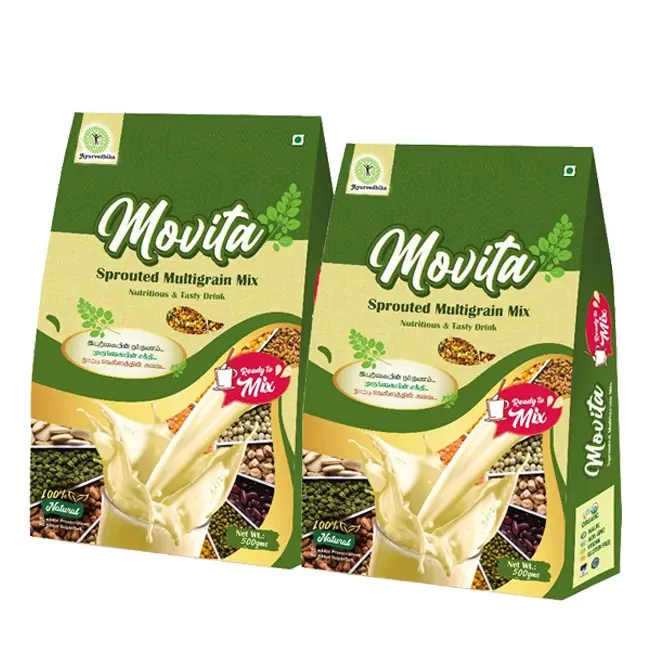 100% di gomma di Moringa spruzzata biologica per la salute in polvere da 100 grammi di sacchetto di imballaggio diretto in fabbrica fornisce alimenti a base vegetale a base di erbe