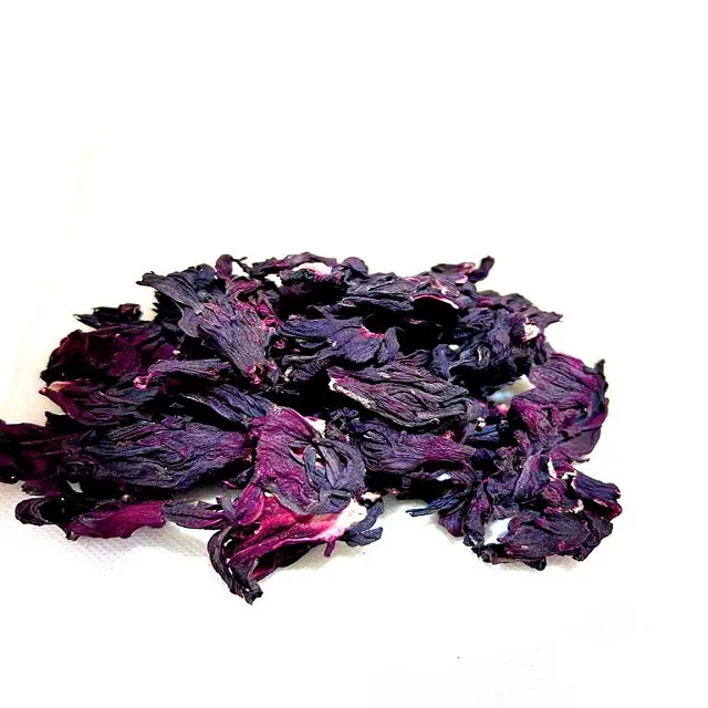 Hibiscus nigérian fleur entière, nouvelle saison 2023, couleur rouge, qualité 99.5%, séchée, 100% naturelle, consommation humaine, modèle n ° 022