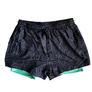 <strong>Custom</strong> Men's Gym Shorts Sublimation Active Workout Running 2 In 1 Double Layer Built In Pocket Compression <strong>Elastic</strong> Waist <strong>String</strong> - Product Image 3