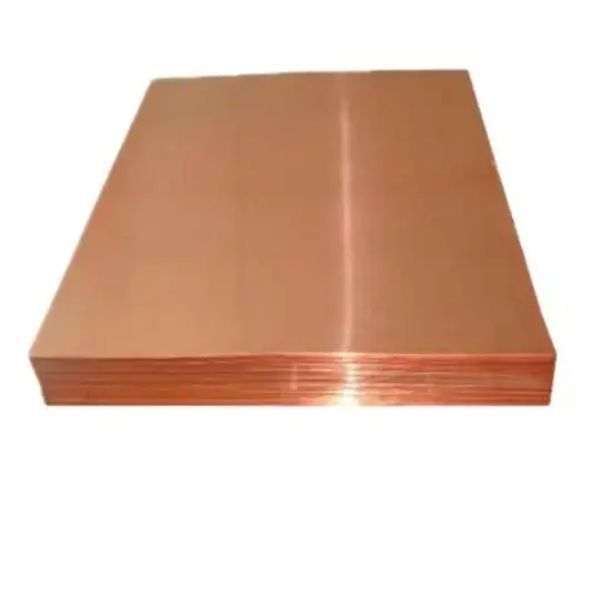 Folha de cobre laminado vermelho de 0,5 mm de espessura para venda, preço por tonelada, 4x8 0,3 mm 0,8 mm 1,2 mm 3 mm 10 mm de cobre