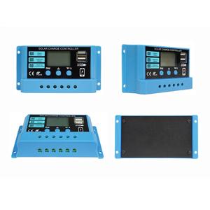 PWM solare regolatore di carica controllo12v 14V 10A/20A/30A pannello solare regolatore batteria Display LCD doppia USB 5V uscita - Product Image 1