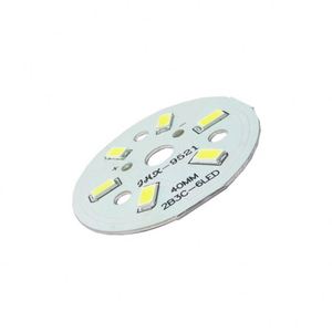 Customize aluminum <strong>PCB</strong> circuit board driver-free 220V two-color 3W 9W <strong>LED</strong> bulb downlight linear light source board - Product Image 4