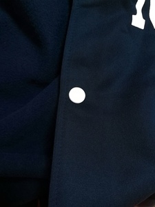 Men'S Casual Street Style Baseball <strong>Jacket</strong> with Letter <strong>B</strong> Design Beige and Brown Color Scheme, Button-Up Front, Polyester Lining - Product Image 4