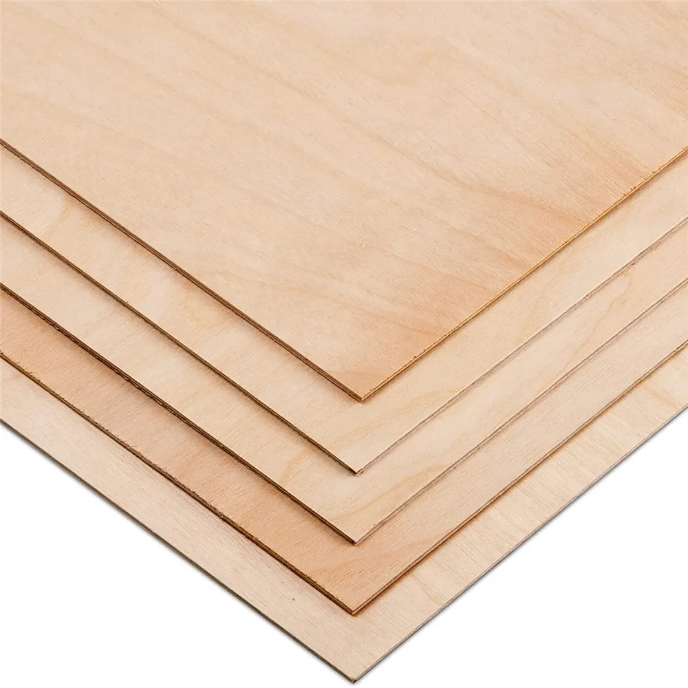 Madera contrachapada de Arce, pino, abedul, 3-30mm, precios