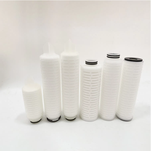 Yüksek kalite 10 inç 20 inç PP pilili PES filtre ile 0.1 0.2 1 mikron filtre elemanı pp pilili membran kartuşu - Product Image 5
