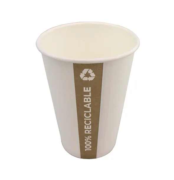 Distribuidor de bebidas frías y calientes reciclables 100% de alta calidad que sirven vasos de papel de 210 ml con interior Polietilen