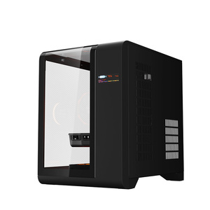 M-ATX ITX USB 3.0 <strong>Interface</strong> Desktop <strong>Computer</strong> <strong>case</strong> Panoramic Sea View Room Cool Black Gaming PC <strong>case</strong> - Product Image 5