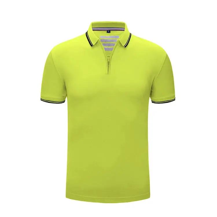 Good Manufacturer Price men polo shirt with zipper,golf polo zip t-shirt,newest jacquard collar polo t shirt zipper polo neck