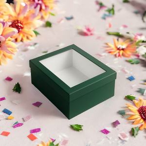 Caja de embalaje de papel personalizada con ventana transparente Caja de regalo de cartón rígido ecológico para cosméticos de panadería y exhibición minorista - Product Image 5