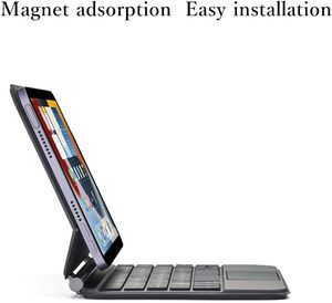 iPad迷你第六代浮动悬臂支架多点触摸触控板背光按键磁性键盘外壳 - Product Image 3