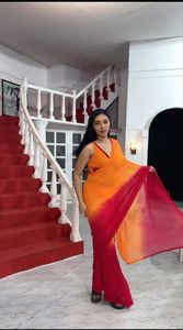 Saree bluz Bollywood parti hint pakistan yeni Sari düğün tasarımcısı giymek - Product Image 6