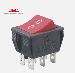 Yüksek kaliteli JEC 608 çift kutuplu basma düğmesi açma kapama Rocker anahtarı 10A 250VAC Max. 16A akım IP65 seviyesi elektrik - Product Image 6