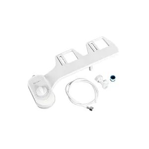 Foset 2-Piece ABS Plastic WC <strong>Bidet</strong> Easy Installation Cold Water <strong>Bidet</strong> Sprayer for Toilet Box with 2 Units for Bathroom <strong>Use</strong> - Product Image 1