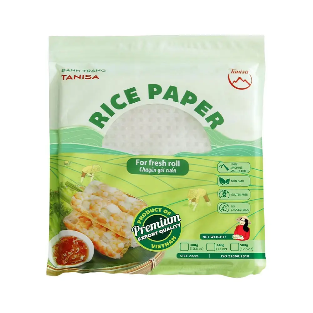 عرض خاص من المنتجات المميزة ورق الأرز فيتنامي لمستورد الطعام من المصنع حاصل على شهادة ISO في المخزون