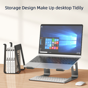 Ergonomic Aluminum Desk <strong>Notebook</strong> Holder Detachable Laptop Stand for <strong>Apple</strong> for MacBook Air Pro for Dell for HP 10-17&quot;Laptops - Product Image 6