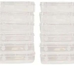 Premium Quality Transparent Plastic Storage <strong>Container</strong> with Lid Durable Stackable Various Sizes Available - Product Image 2