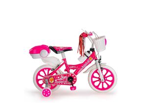 Kids Bicycle With Training Wheels,Toddlers Bicycle With Stabiliser,Front Basket,Suitable and Holder for Toddlers OEM <strong>2025</strong> pink