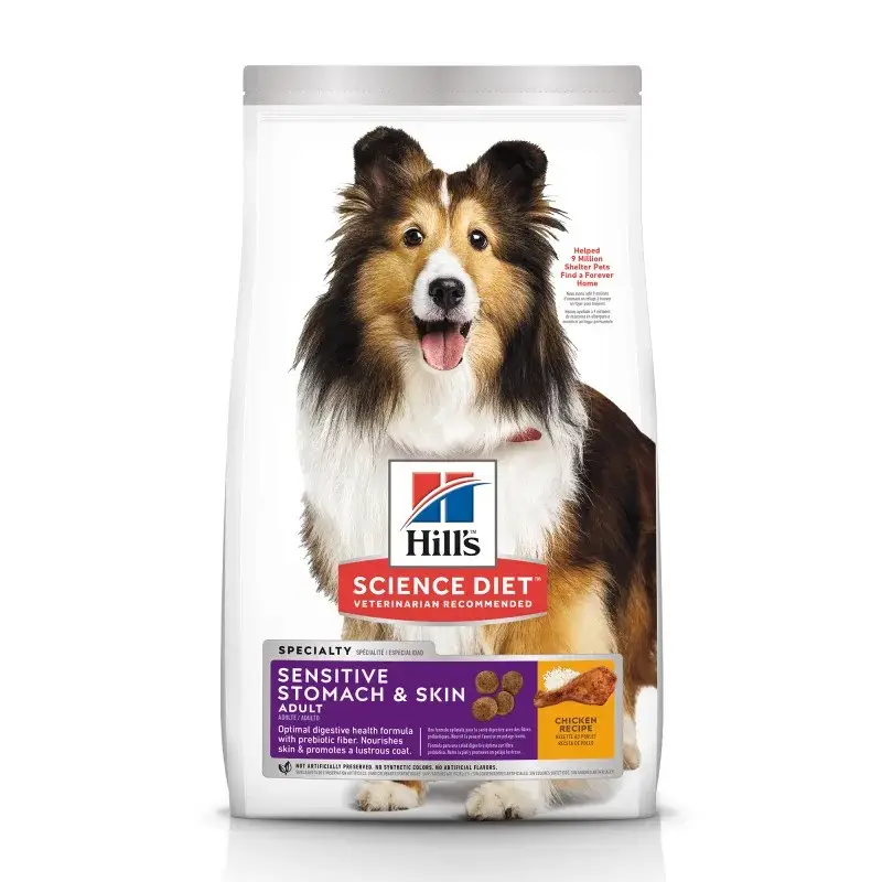 Wholesale dry dog food suppliers Hill's Science Diet Dry Dog Food, Adult, Sensitive Stomach & Skin, Chicken Recipe,