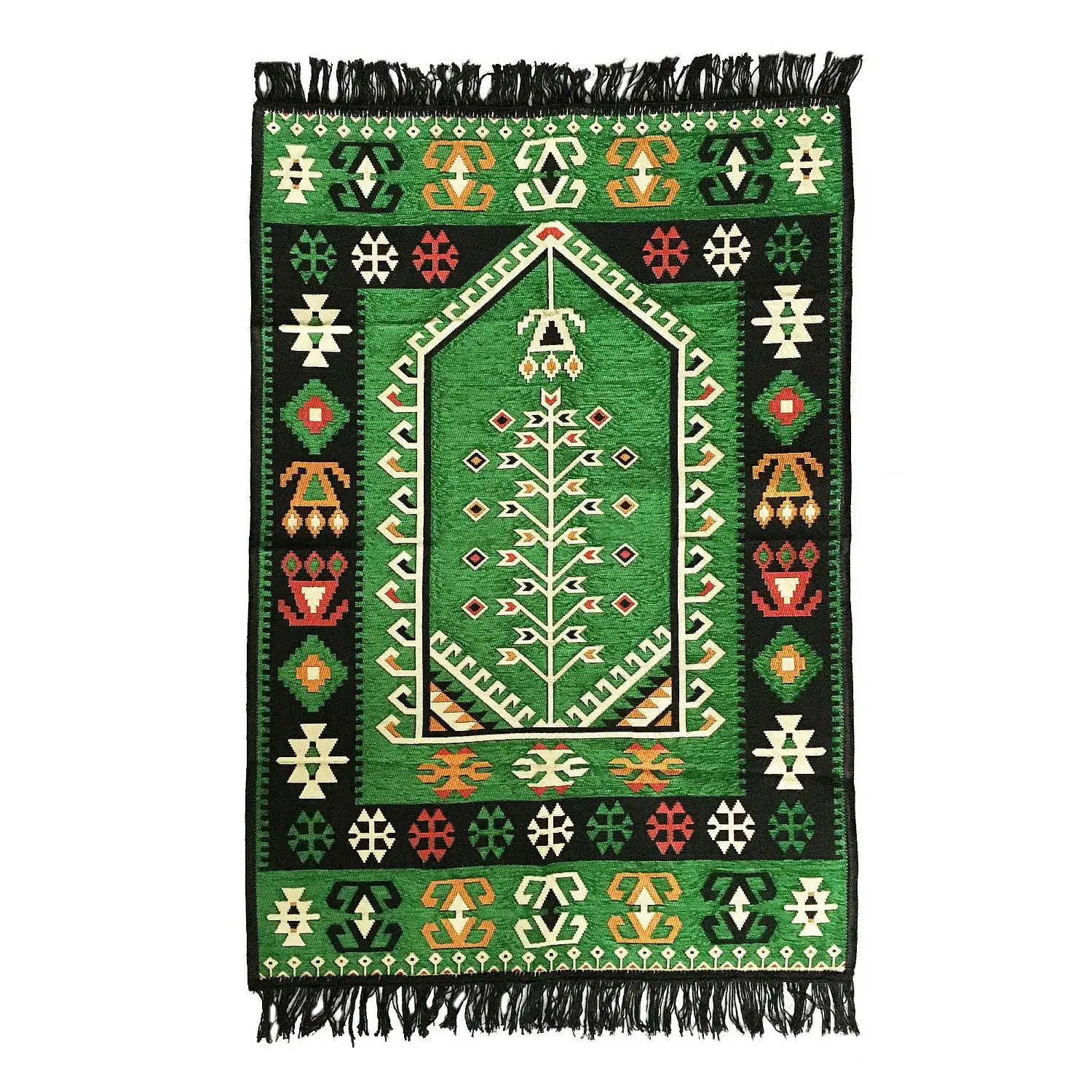 Anatolia Oriental auténtica alfombra de oración (80x124 cm)