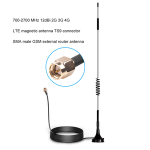 12dBi LTE磁性天线网卡4G TS9 CRC9公连接器GSM用于路由器摄像机信号增强器xternal天线1.5m - Product Image 3