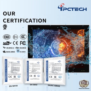 Fabricación en China Monitor táctil capacitivo LCD LED IP65 con entrada HMI integrada de Marco abierto a prueba de agua para uso industrial - Product Image 5