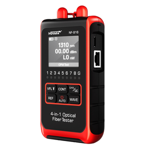 NOYAFA NF-916 4-in-1光ファイバーテスターFC SC STポート付きSMおよびMM光ファイバー機器の10波長使用をサポート - Product Image 4