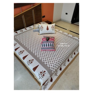Amara & Masakali 93x108พร้อมปลอกหมอนอิงมือ2ชิ้นผ้าปูเตียงขนาดควีนไซส์พรีเมียมคอลเลกชัน AMBS054ล่าสุด - Product Image 6