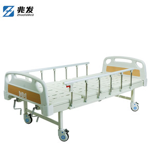 Best New Luxury ICU Hospital <strong>Bed</strong> 2CRANKS Manual Steel Medical <strong>Bed</strong> Adjustable Multi-Function <strong>Movable</strong> 3 Years <strong>Patient</strong> <strong>Bed</strong> Made ABS - Product Image 6