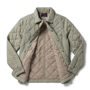 纯色优质防风夹克男士定制时尚街头风格钻石块防水外套 - Product Image 4