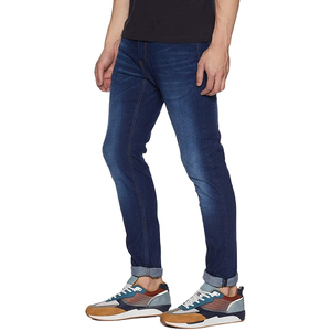 Yeni toptan hiçbiri-yırtık sıska yırtık genç <span class=keywords><strong>erkek</strong></span> yıkanmış streç mavi kot pantolon <span class=keywords><strong>erkek</strong></span> için