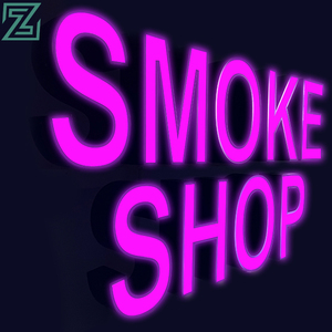 超亮定制电子商务广告烟店Led开放式Hoo-kah va-pe标牌