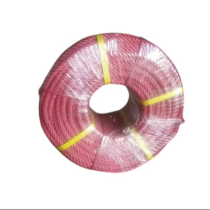 摩洛哥优质绞线扭曲棕色再生原始材料聚丙烯聚乙烯绳 - Product Image 1