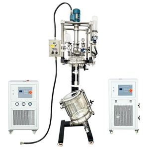 容易なクリーン20L 50Lケミカルジャケットガラス原子炉リフティングNutscheフィルターバイオリアクターケトル - Product Image 1
