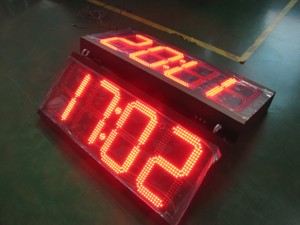 Hochwertige 12 Zoll 88 88 88 Zeit Uhr Datum Temperatur im Freien LED-Zeichen