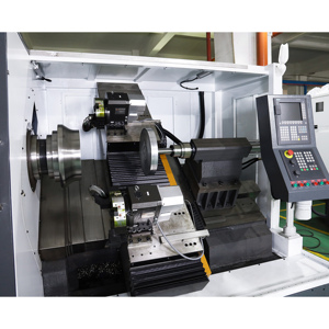 Rigidez alta e tipo resistente forte máquina de fiação do metal do CNC para a ventilação