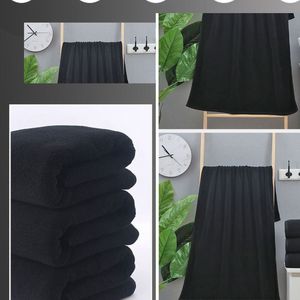 Factory Wholesale Hotel Bath Sports Beauty Salon <strong>Towel</strong> Customized logo Cotton Absorbent and Soft 30-30cm Black square <strong>Towel</strong>