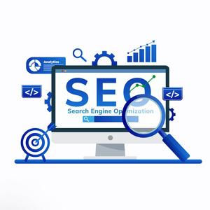 SEO Services Software entwicklungs unternehmen Mac OS Unterstütztes digitales Paket inklusive Internet version Stock Products Network