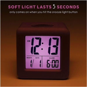 LED grande schermo digitale specchio orologio da parete luminosità regolabile umidità temperatura Display data orologi sveglia decorazione domestica