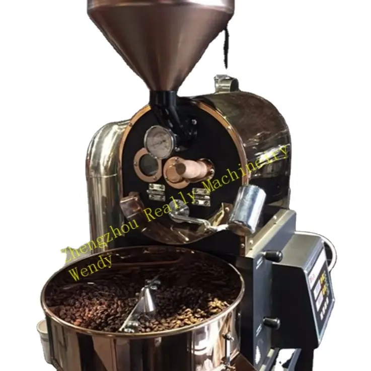 Tostador de café industrial, 2023 W, aprobado por la CE, 2100