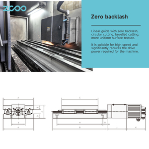 SC 150-250mm carrera alta precisión estabilidad de alta velocidad resistente a impactos <span class=keywords><strong>CNC</strong></span> Mesa deslizante de riel lineal - Product Image 3