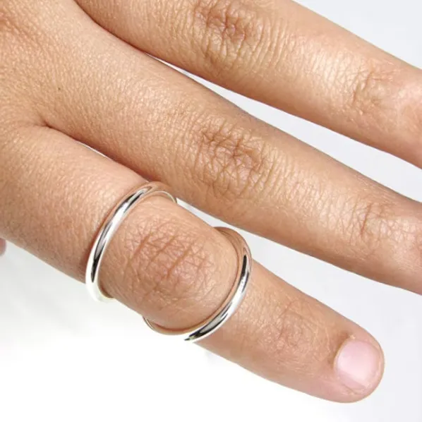 Buona qualità 2023 regolabile cigno stecca anello in argento sterling snocca anello artrite anello per alleviare il dolore