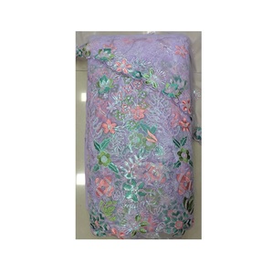 High on Demand Indische Stickerei Sequenz Net Fabric Woven Pattern Plain Design für Brautkleid Herstellung Hersteller Lieferant