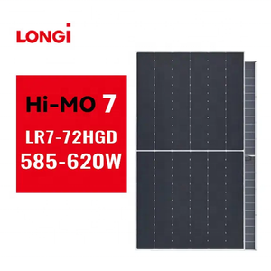 Longi Hi-Mo X10科学者LR7-54HVH 495W 500W 505WブラックフレームシングルガラスソーラーパネルLongiソーラー太陽光発電Pvパネル